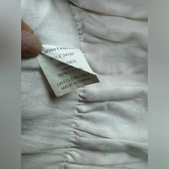 Karina Grimaldi Martha Cotton Blend Print Mini Dress in Sand Stone Zebra - Picture 4 of 7